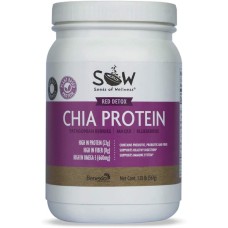 SOW: Red Detox Chia Protein, 1.25 lb