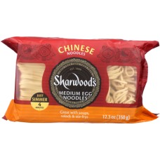 SHARWOODS: Medium Egg Chinese Noodles, 12.3 oz