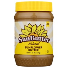 SUNBUTTER NATURAL: Natural SunButter, 16 oz