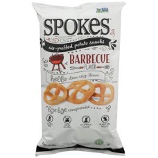 SPOKES: Air Puffed Potato Snacks Barbecue, 2.8 oz