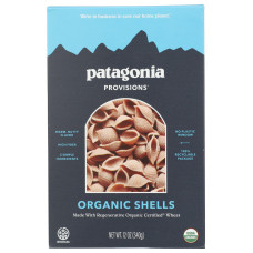 PATAGONIA PROVISIONS: Organic Pasta Shells, 12 oz PATAGONIA PROVISIONS: Organic Pasta Shells, 12 oz
