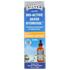 SOVEREIGN SILVER: Bio Active Silver Hydrosol Dropper Top, 2 oz
