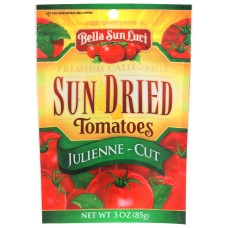 BELLA SUN LUCI: Sun Dried Tomatoes Julienne Cut Resealable Pouch, 3 oz