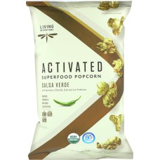 LIVING INTENTIONS: Superfood Popcorn Salsa Verde, 4 oz