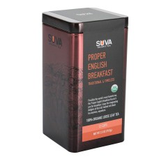 SUVA ORGANIC TEA: Proper English Breakfast Tea, 2.5 oz