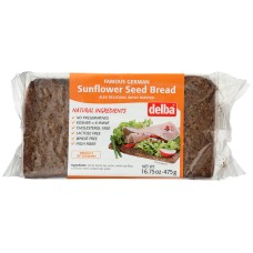 DELBA: Sunflower Seed Bread, 16.75 oz