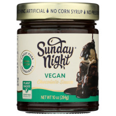 SUNDAY NIGHT: Signature Vegan Chocolate Sauce, 10 oz SUNDAY NIGHT: Signature Vegan Chocolate Sauce, 10 oz