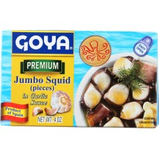 GOYA: Jumbo Squid In Garlic Sauce, 4 oz