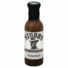 STUBBS: Sweet Black Pepper Anytime Sauce, 12 oz