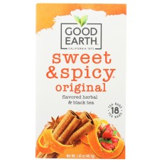 GOOD EARTH: Sweet and Spicy Original Tea, 18 bg