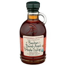 STONEWALL KITCHEN: Organic Bourbon Barrel Aged Maple Syrup, 8.5 fo
