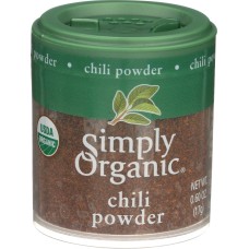 SIMPLY ORGANIC: Chili Powder, 0.6 oz