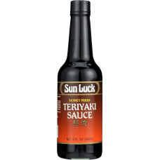 SUN LUCK: Honey Mirin Teriyaki Sauce, 10 oz