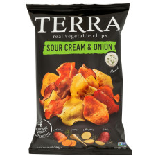 TERRA CHIPS: Sour Cream and Onion Chips, 5 oz