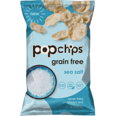 POPCHIPS: Sea Salt Grain Free, 4 oz
