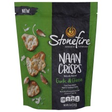 STONEFIRE: Parmesan Garlic Naan Crisps, 6 oz