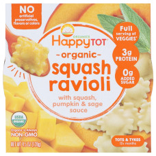 HAPPY TOT: Squash Ravioli Bowl, 4.5 oz