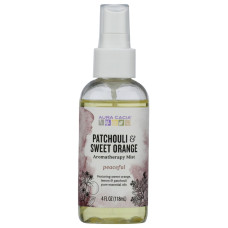 AURA CACIA: Patchouli and Sweet Orange Aromatherapy Mist, 4 oz