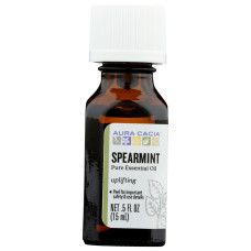 AURA CACIA: Spearmint Essential Oil, 0.5 oz AURA CACIA: Spearmint Essential Oil, 0.5 oz