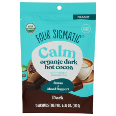 FOUR SIGMATIC: Calm Dark Hot Cocoa, 6.35 oz