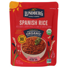 LUNDBERG: Organic 90 Second Spanish Rice, 8 oz