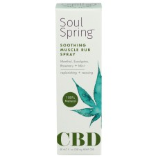 SOULSPRING: Soothing Muscle Spray Cbd 350mg, 2 oz