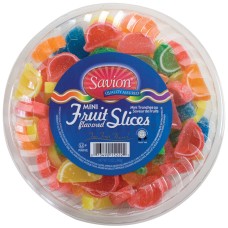SAVION: Mini Fruit Slices, 12 oz