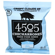 4505 MEATS: Chicharrones Fried Pork Rinds Sea Salt, 1.1 oz