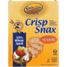 SHIBOLIM: Crisps Snax Sesame Whole Spelt, 6 oz