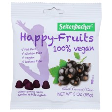 SEITENBACHER: Happy Fruit Black Currant Vegan Gummies, 3 oz