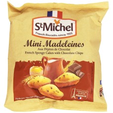 ST MICHEL: Mini Madeleines Chocolate Chip, 6.17 oz