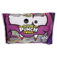 SOUR PUNCH: Sour Punch Twists Assorted Flavor, 20 oz