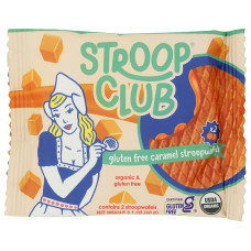 STROOP CLUB: Gluten Free Caramel Stroopwafels Cookie 2 Count, 2.1 oz STROOP CLUB: Gluten Free Caramel Stroopwafels Cookie 2 Count, 2.1 oz