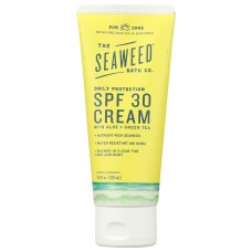 SEAWEED BATH COMPANY: Daily Protection Spf 30 Cream, 3.4 oz