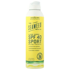 SEAWEED BATH COMPANY: Clear Guard Spf 40 Sport Spray, 6 oz