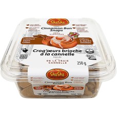 SHASHA: Cinnamon Bun Snap Cookies, 8.8 oz