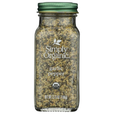 SIMPLY ORGANIC: Garlic Pepper, 3.73 oz