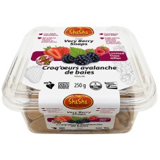 SHASHA: Very Berry Cookie Snaps, 8.8 oz