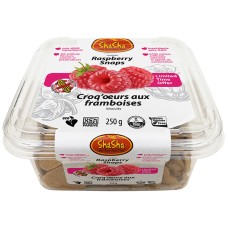 SHASHA: Raspberry Cookie Snaps, 8.8 oz