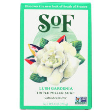 SOUTH OF FRANCE: Lush Gardenia Bar Soap, 6 oz SOUTH OF FRANCE: Lush Gardenia Bar Soap, 6 oz