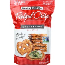 SNACK FACTORY: Everything Pretzel Crisp, 14 oz
