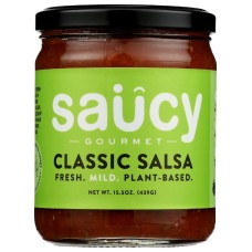 SAUCY GOURMET: Classic Salsa, 15.5 oz