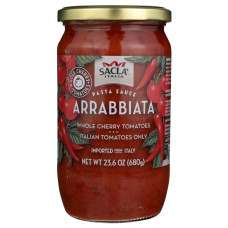 SACLA: Whole Cherry Tomatoes Arrabbiata Pasta Sauce, 24 oz