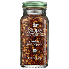 SIMPLY ORGANIC: Crushed Red Pepper, 1.59 oz