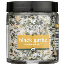 SIMPLY ORGANIC: Black Garlic Finishing Salt, 2.19 oz