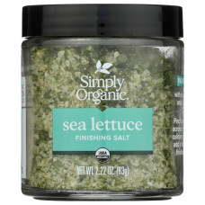SIMPLY ORGANIC: Sea Lettuce Finishing Salt, 2.22 oz