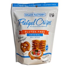 SNACK FACTORY: Gluten Free Original Pretzel Crisps, 5 oz