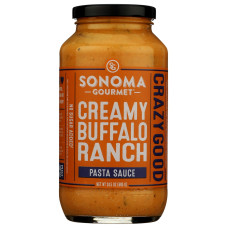 SONOMA GOURMET: Creamy Buffalo Ranch Pasta Sauce, 24.5 oz SONOMA GOURMET: Creamy Buffalo Ranch Pasta Sauce, 24.5 oz