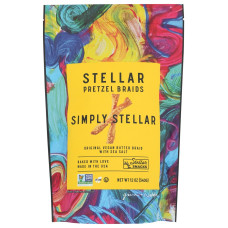 STELLAR SNACKS: Simply Stellar Pretzel Braids, 12 oz