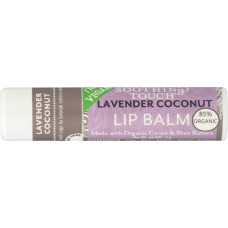 SOOTHING TOUCH: Lavender Coconut Vegan Lip Balm, 0.25 oz SOOTHING TOUCH: Lavender Coconut Vegan Lip Balm, 0.25 oz
